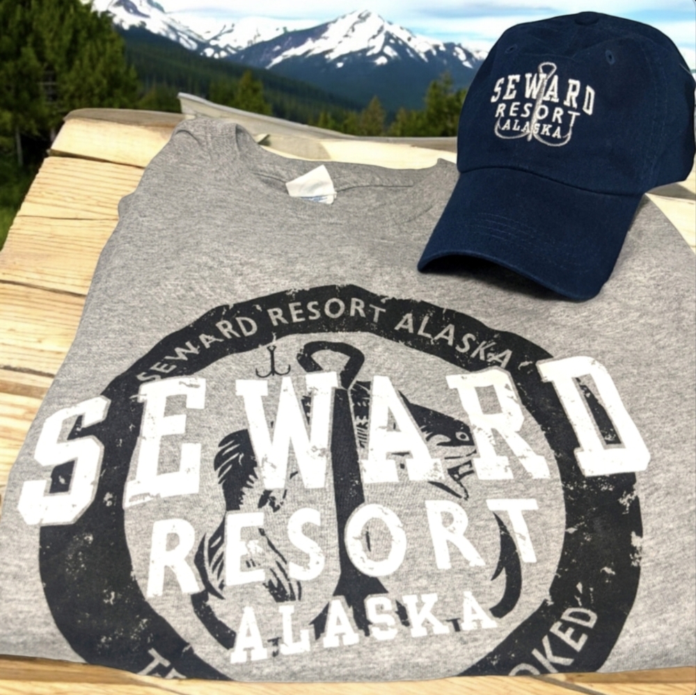 New "Seward Resort" Alaska Merch - Hat & Shirt